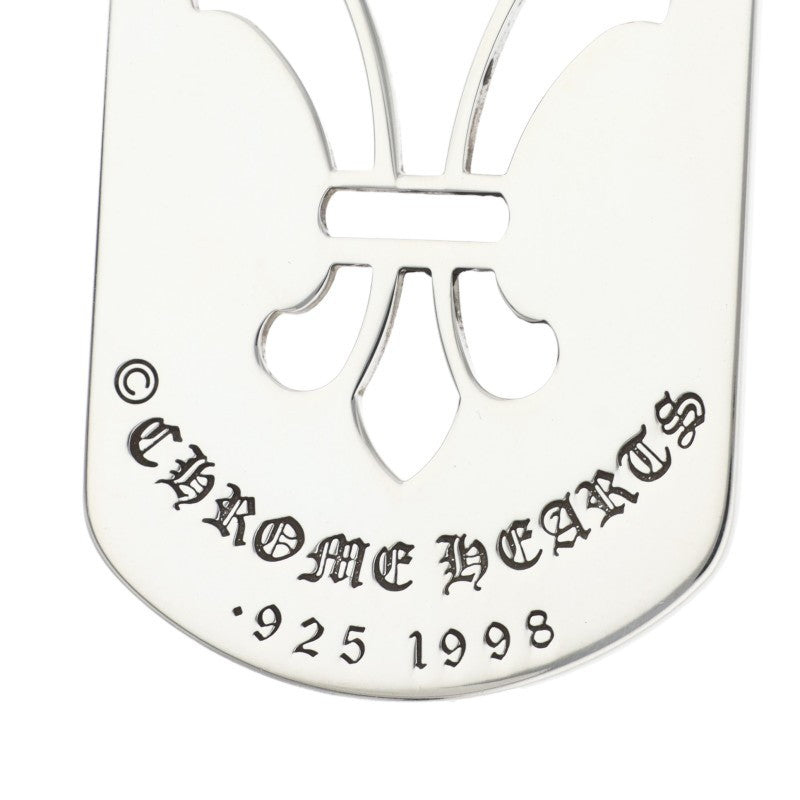 Chrome Hearts Large Dog Tag Silver Necklace Size ONE SIZE