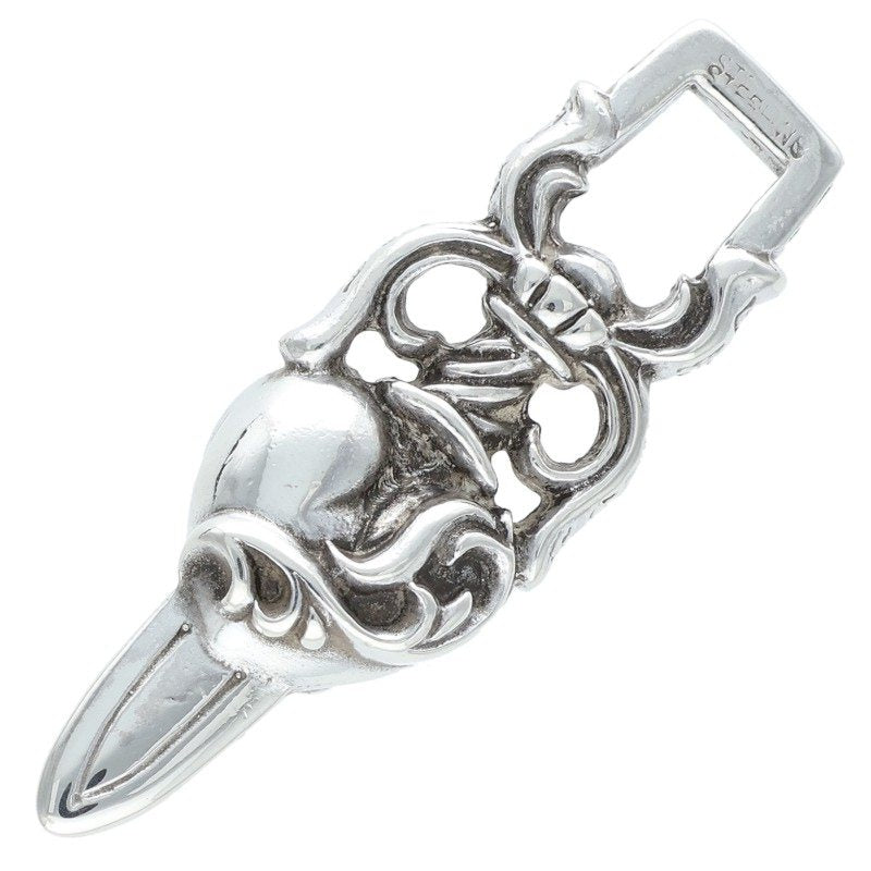 Chrome Hearts Dagger Heart Pendant Sterling Size ONE SIZE