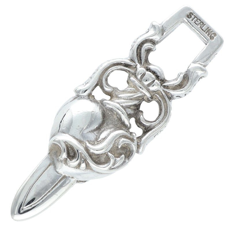 Chrome Hearts Dagger Heart Pendant Sterling Size ONE SIZE