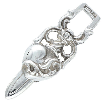 Chrome Hearts Dagger Heart Pendant Sterling Size ONE SIZE