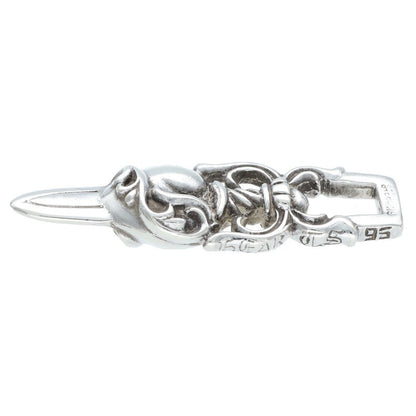 Chrome Hearts Dagger Heart Pendant Sterling Size ONE SIZE