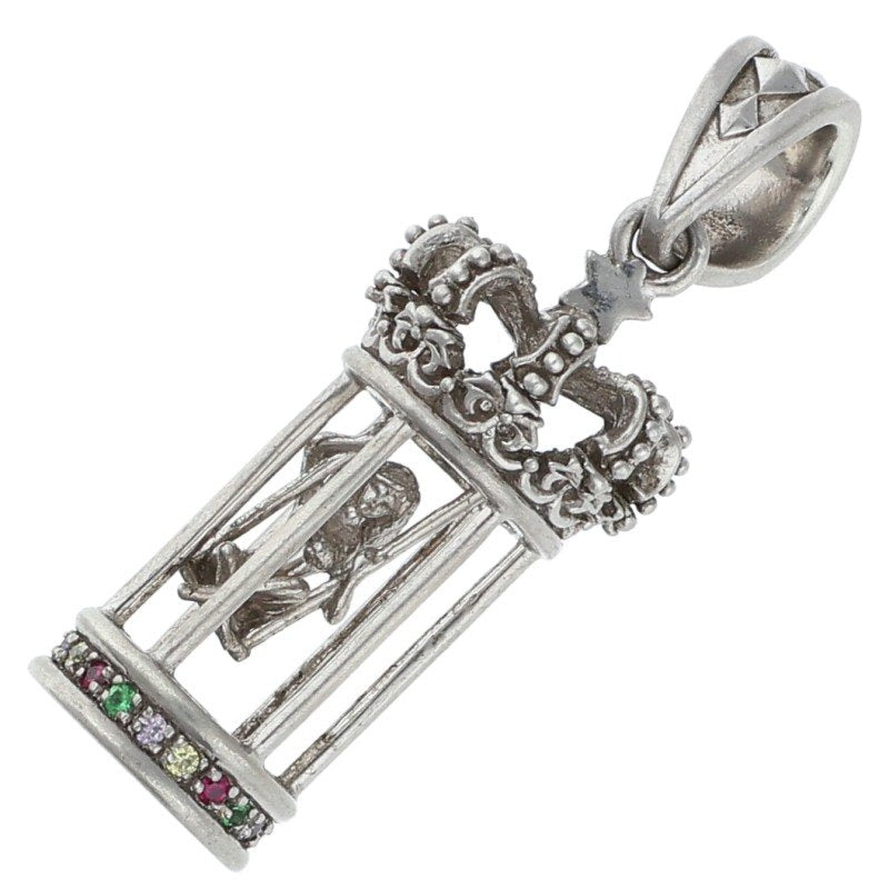 JustinDavis Caged Diva Zirconia Sterling Size ONE SIZE