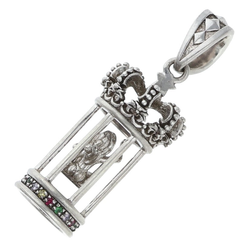 JustinDavis Caged Diva Zirconia Sterling Size ONE SIZE