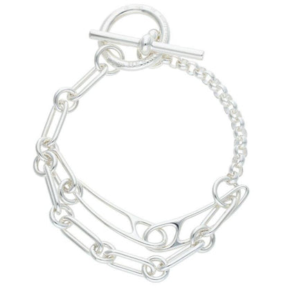 HERMES Chaine d'Ancre Punk Sterling Silver Size ONE SIZE