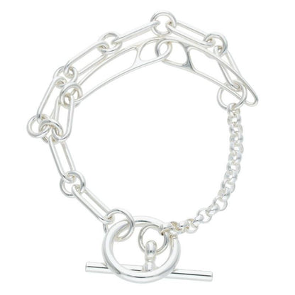 HERMES Chaine d'Ancre Punk Sterling Silver Size ONE SIZE