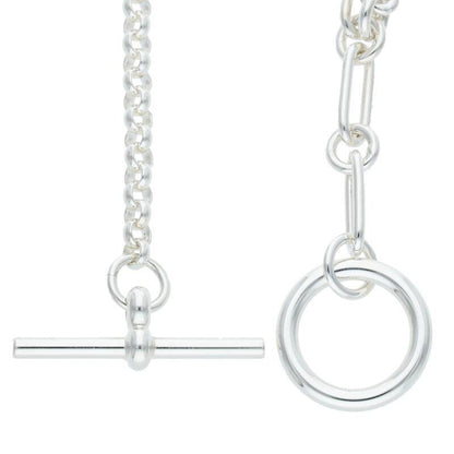 HERMES Chaine d'Ancre Punk Sterling Silver Size ONE SIZE