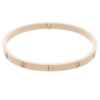 Cartier LOVE BRACELET SM K18PG 10P Diamond Size ONE SIZE