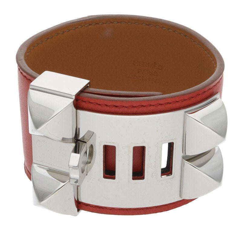 HERMES Collier de Chien R Engraved Leather Size ONE SIZE