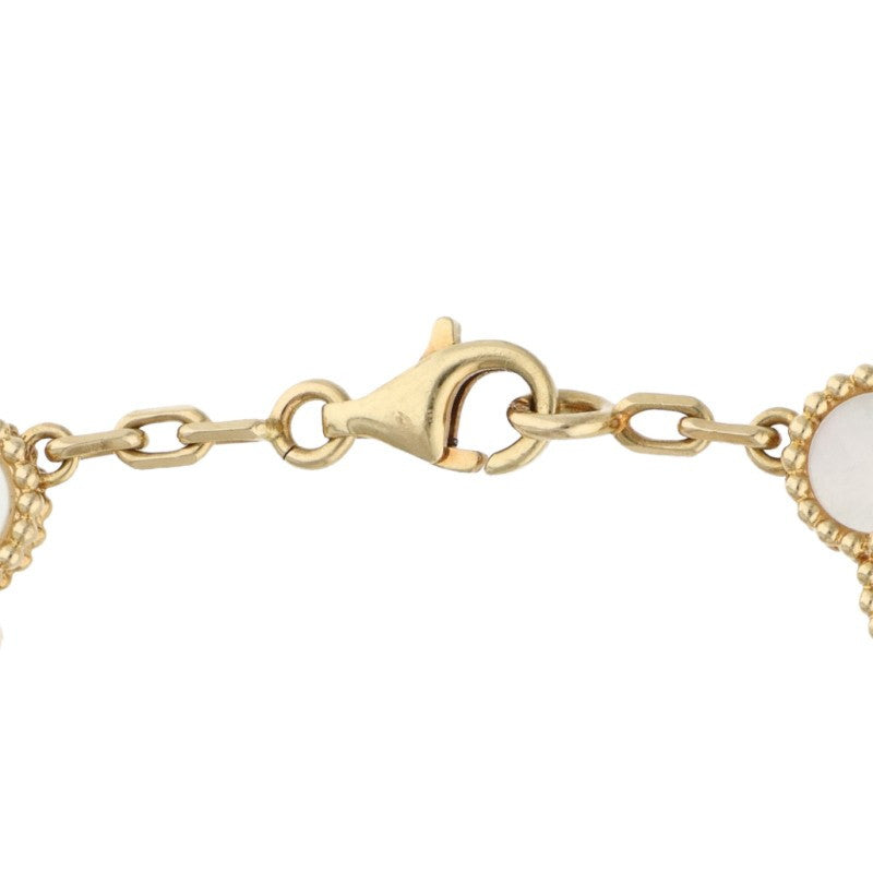 VANCLEEF & ARPELS Vintage Alhambra K18YG 5P Size ONE SIZE