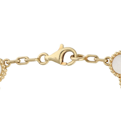VANCLEEF & ARPELS Vintage Alhambra K18YG 5P Size ONE SIZE