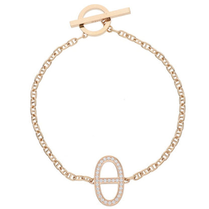 HERMES Chaine d'Ancre Contour K18PG Diamond Size ONE SIZE