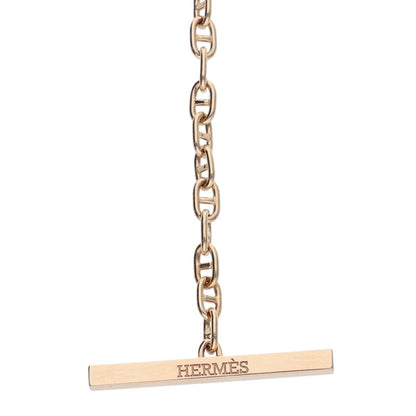 HERMES Chaine d'Ancre Contour K18PG Diamond Size ONE Multi