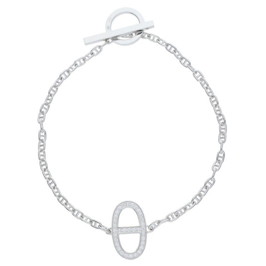 HERMES Chaine d'Ancre Contour K18WG Diamond Size ONE SIZE