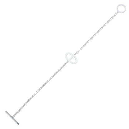 HERMES Chaine d'Ancre Contour K18WG Diamond Size ONE SIZE