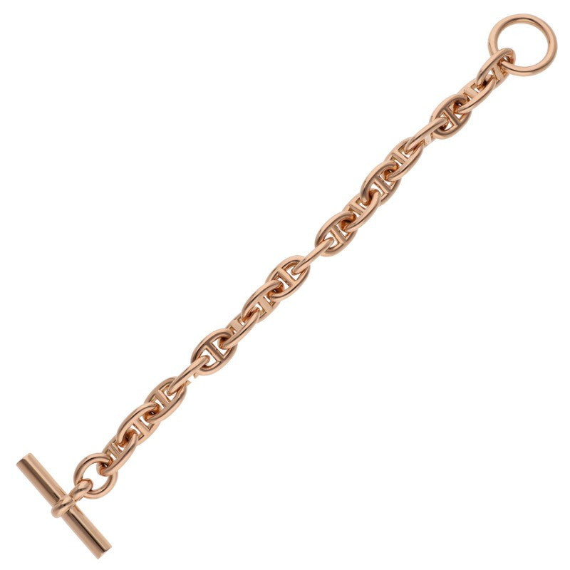 HERMES Chaine d'Ancre PM 18K Pink Gold Size ONE SIZE