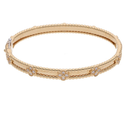 VANCLEEF & ARPELS Perlee Sweet Clover K18YG Size ONE SIZE