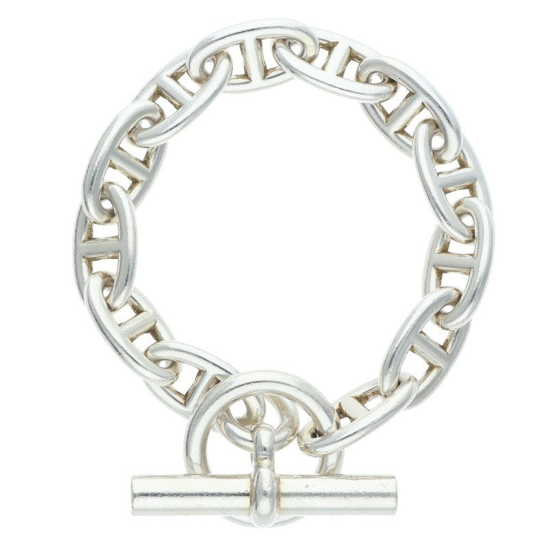 HERMES Chaine d'Ancre GM Silver Bracelet Size ONE SIZE