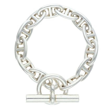 HERMES Chaine d'Ancre GM Silver Bracelet Size ONE SIZE
