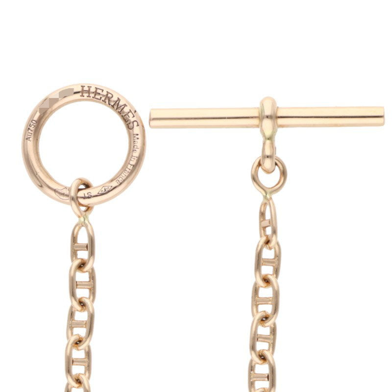 HERMES Farandole TPM K18 Pink Gold Bracelet Size ONE SIZE