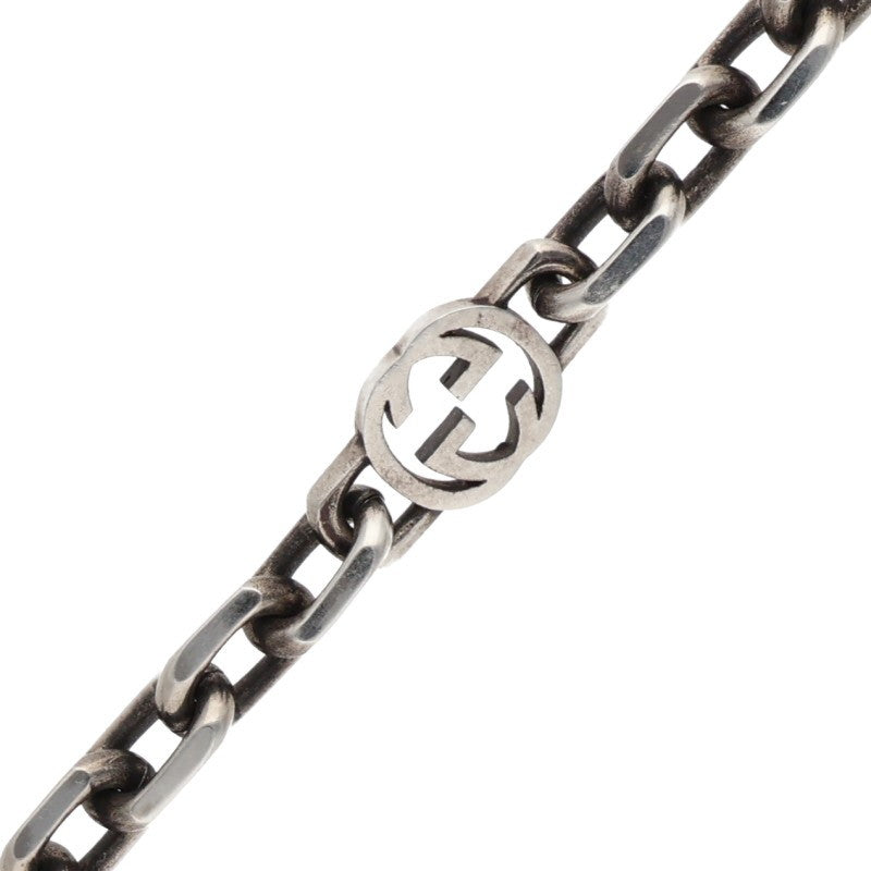 GUCCI Interlocking G Silver Bracelet Size ONE SIZE