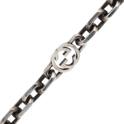GUCCI Interlocking G Silver Bracelet Size ONE SIZE