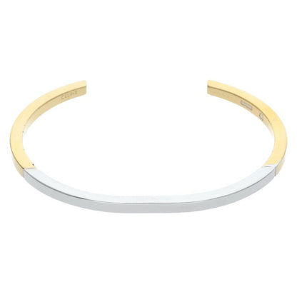 CELINE Simple Form Rhodium Gold Finish Size ONE SIZE