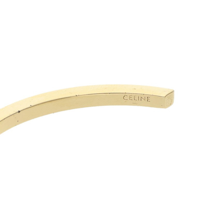 CELINE Simple Form Rhodium Gold Finish Size ONE SIZE