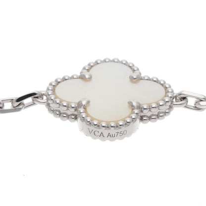 VANCLEEF & ARPELS Vintage Alhambra K18WG MOP Size ONE SIZE