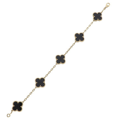 VANCLEEF & ARPELS Vintage Alhambra 5P Onyx Size ONE SIZE