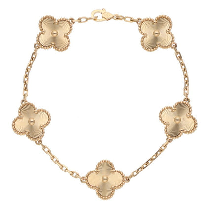 VANCLEEF & ARPELS Vintage Alhambra K18YG Size ONE SIZE