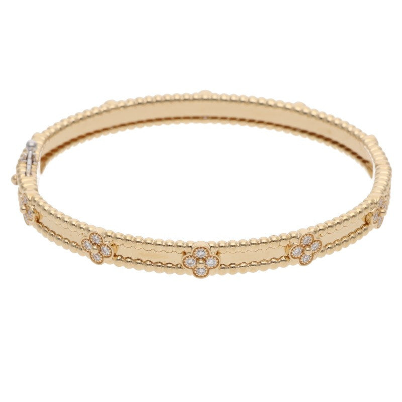 VANCLEEF & ARPELS Perlee Sweet Clover K18YG Size ONE Multi