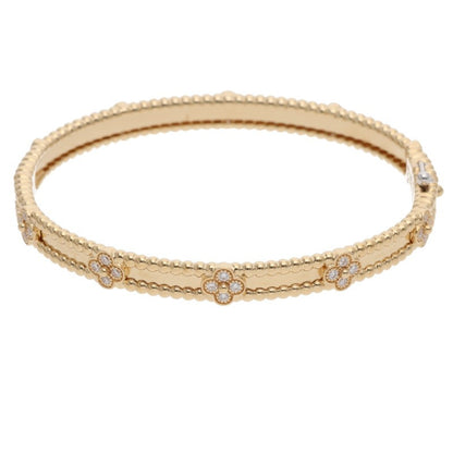 VANCLEEF & ARPELS Perlee Sweet Clover K18YG Size ONE Multi