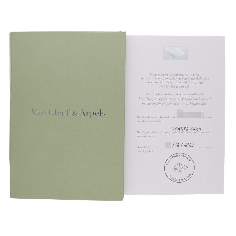 VANCLEEF & ARPELS Perlee Sweet Clover K18YG Size ONE SIZE
