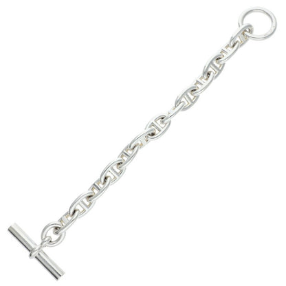 HERMES Chaine d'Ancre MM Silver Bracelet Size 13LINK