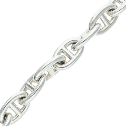 HERMES Chaine d'Ancre MM Silver Bracelet Size 13LINK