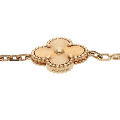 VANCLEEF & ARPELS Vintage Alhambra K18YG 5P Size ONE SIZE