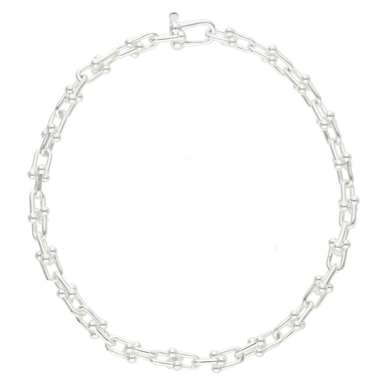 TIFFANY&Co. HardWear Micro Link Silver Bracelet Size L