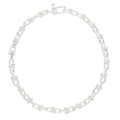 TIFFANY&Co. HardWear Micro Link Silver Bracelet Size L