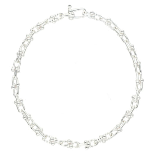 TIFFANY&Co. HardWear Micro Link Silver Bracelet Size L