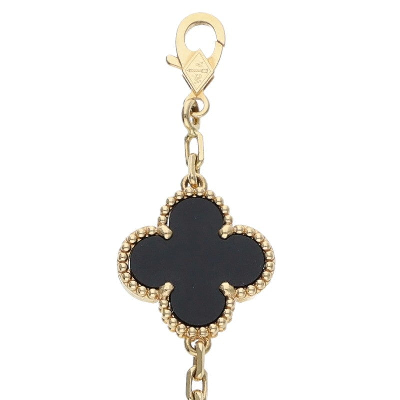 VANCLEEF & ARPELS Vintage Onyx Bracelet Size ONE SIZE