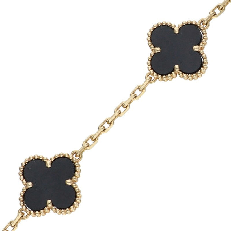 VANCLEEF & ARPELS Vintage Onyx Bracelet Size ONE SIZE