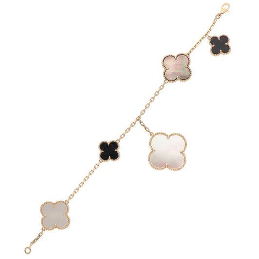 VANCLEEF & ARPELS Magic Alhambra MOP Bracelet Size ONE SIZE