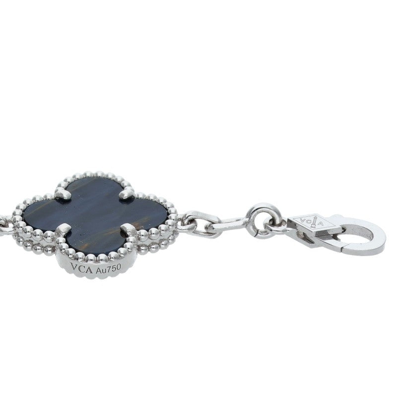 VANCLEEF & ARPELS Vintage Alhambra K18WG Petersite Bracelet