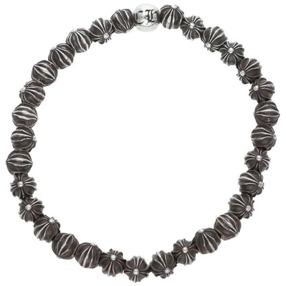 Chrome Hearts 6mm BEAD SV Silver Bead Bracelet