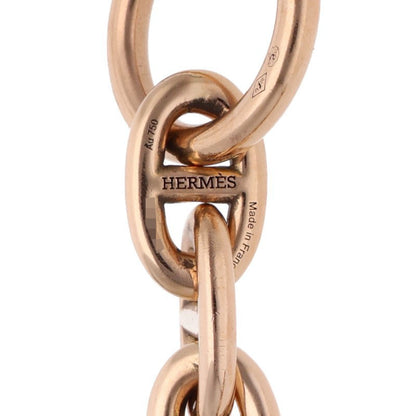 HERMES Chaine d'Ancre PM Pink Gold Bracelet Size 18LINK