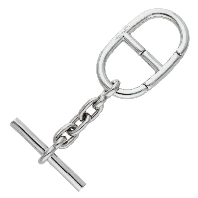HERMES Chaine d'Ancre Stainless Steel Key Size ONE Silver