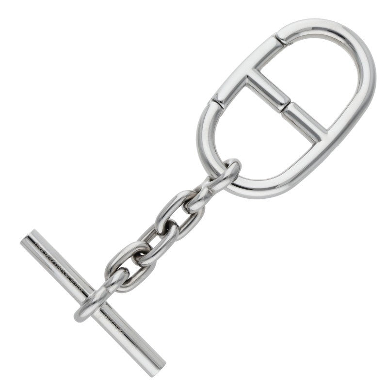 HERMES Chaine d'Ancre Stainless Steel Key Size ONE Silver