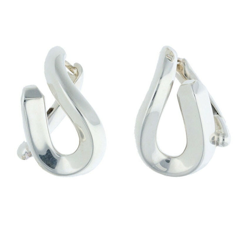 TIFFANY&Co. Forge Single Link Silver Earrings Size ONE SIZE