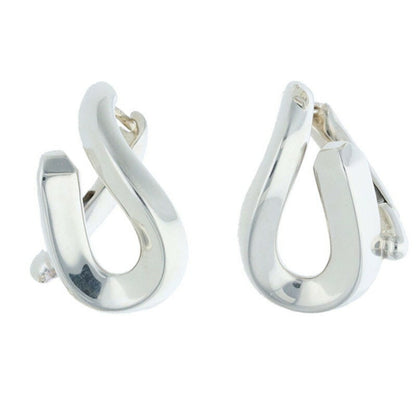 TIFFANY&Co. Forge Single Link Silver Earrings Size ONE SIZE