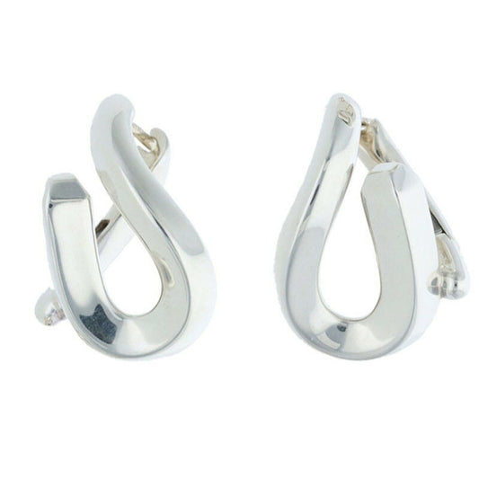 TIFFANY&Co. Forge Single Link Silver Earrings Size ONE SIZE